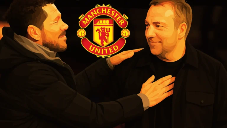 Diego Simeone (Atletico Madrid boss) and Hansi Flick (Barcelona boss)